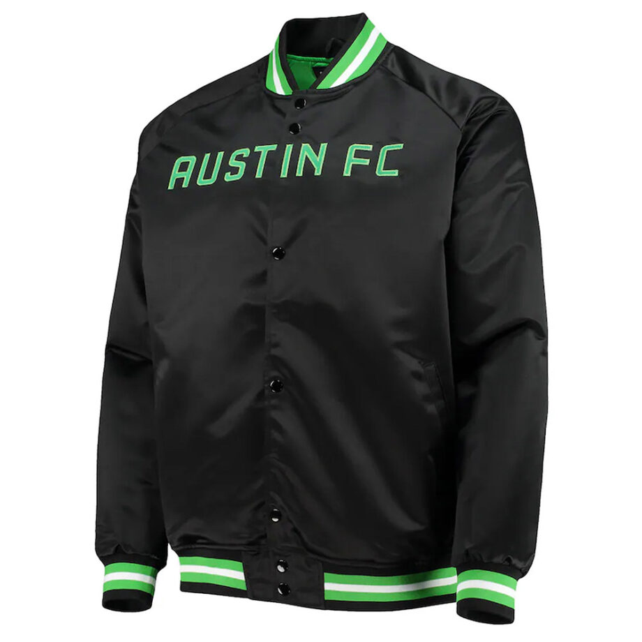 Austin FC Black Satin Jacket