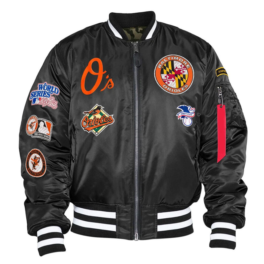 Baltimore Orioles MA-1 Bomber Jacket