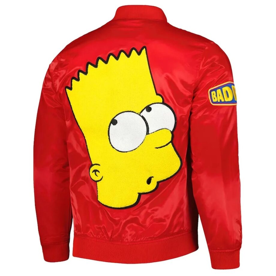 Bart Simpson Red Bomber Jacket