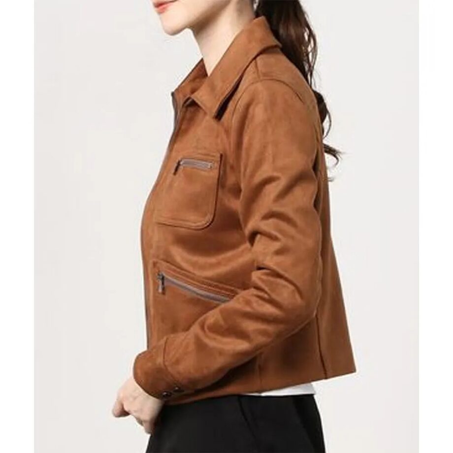 Big Sky Jesse James Keitel Brown Suede Jacket