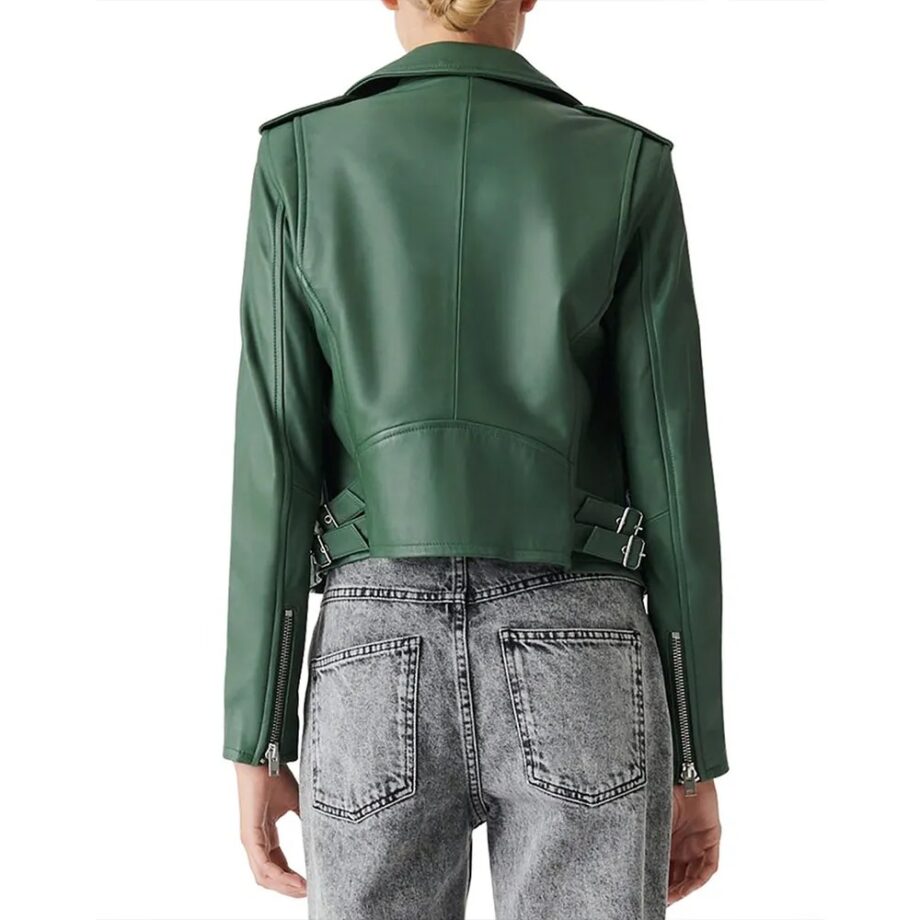 Big Sky S03 Katheryn Winnick Green Leather Jacket