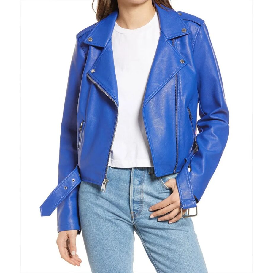 Stargirl S02 Brec Bassinger Blue Leather Jacket