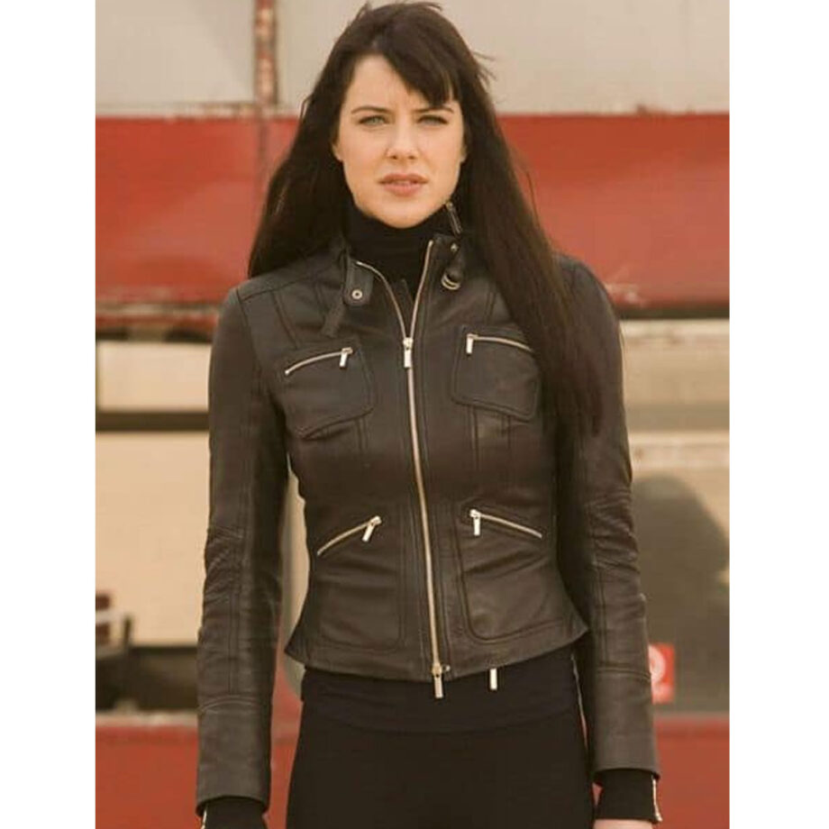 Doctor Who S04 Michelle Ryan Leather Jacket