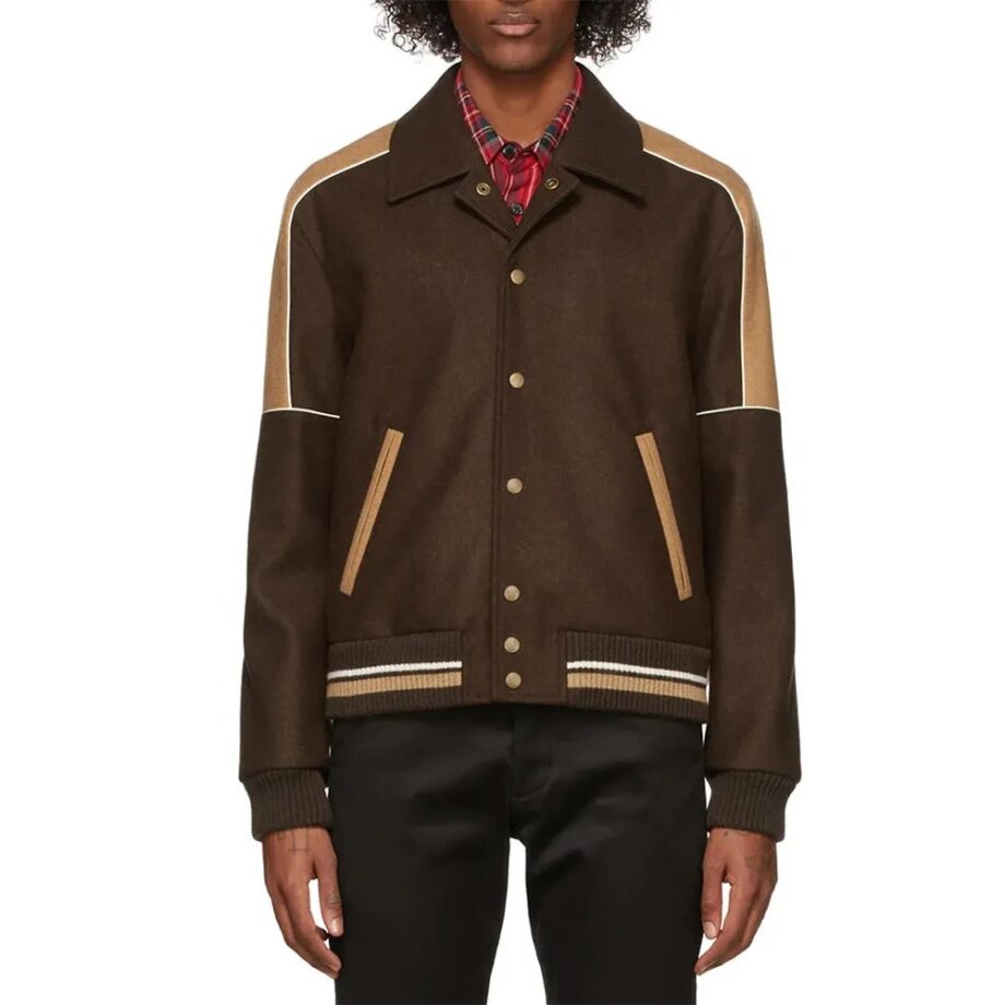 Jordan McGraw E! News Daily Pop Varsity Jacket