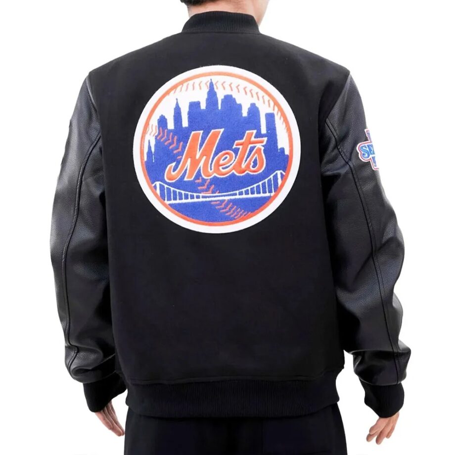 NY Mets Home Town Varsity Jacket