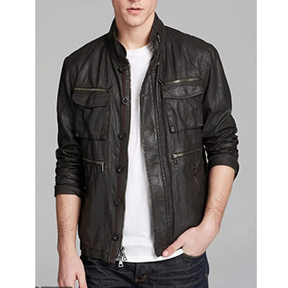13 Reasons Why S04 Brandon Flynn Justin Foley Leather Jacket