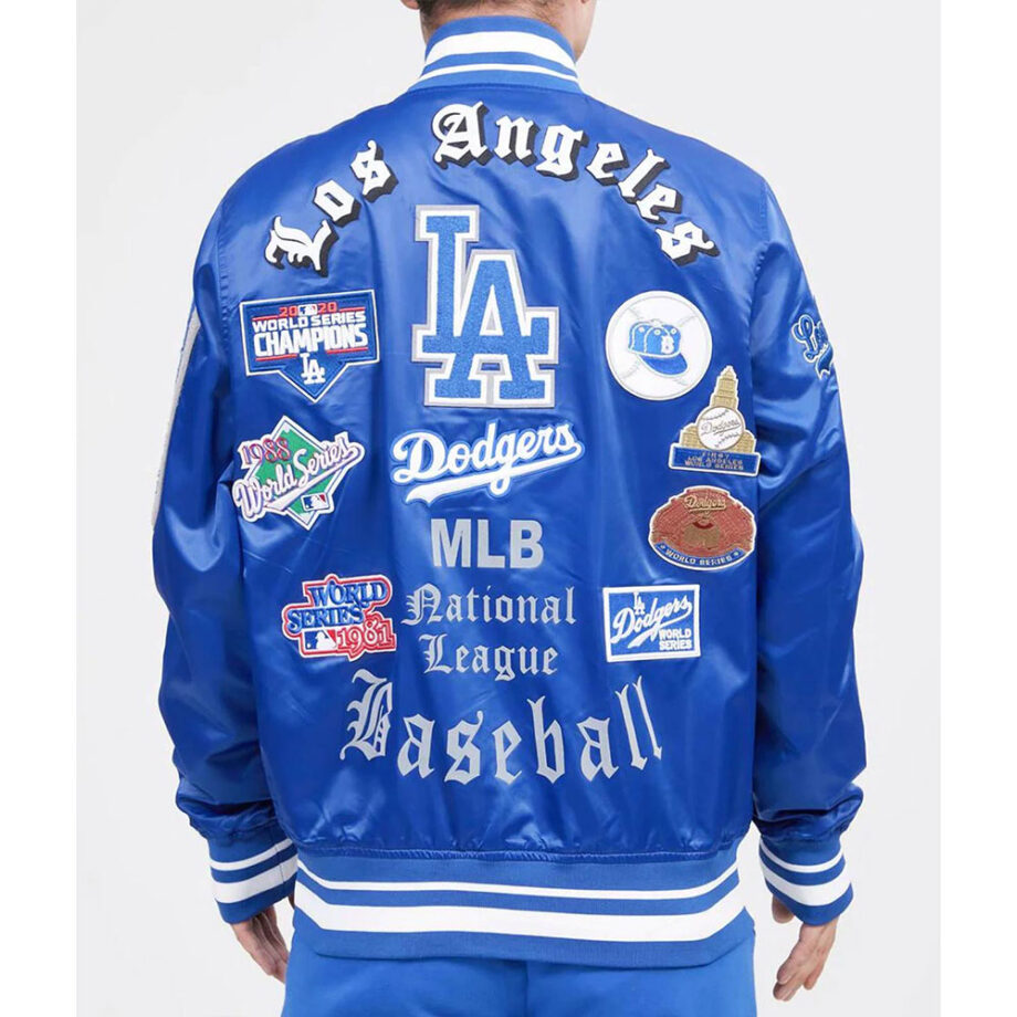 LA Dodgers Old English Blue Jacket
