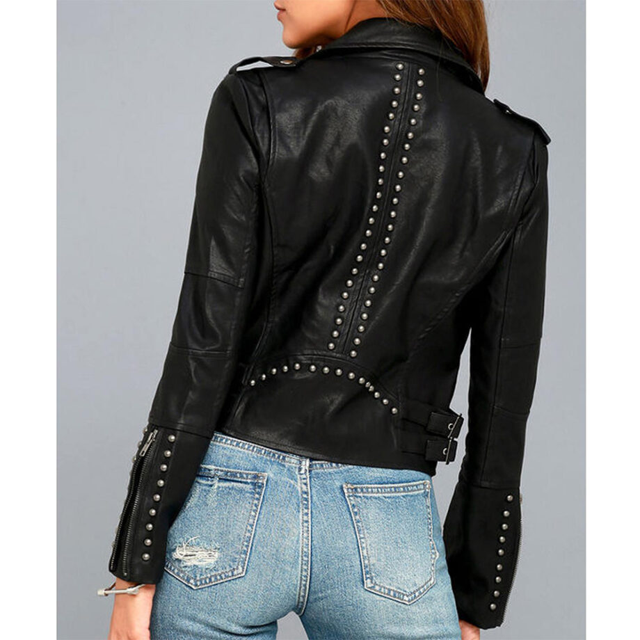 Lauren Bushnell The Bachelor Studded Leather Jacket