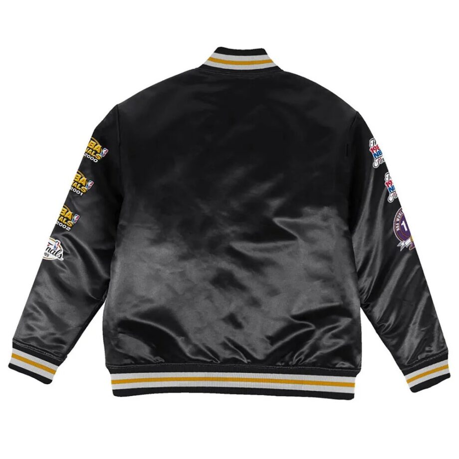 Los Angeles Lakers Champ City Black Satin Jacket