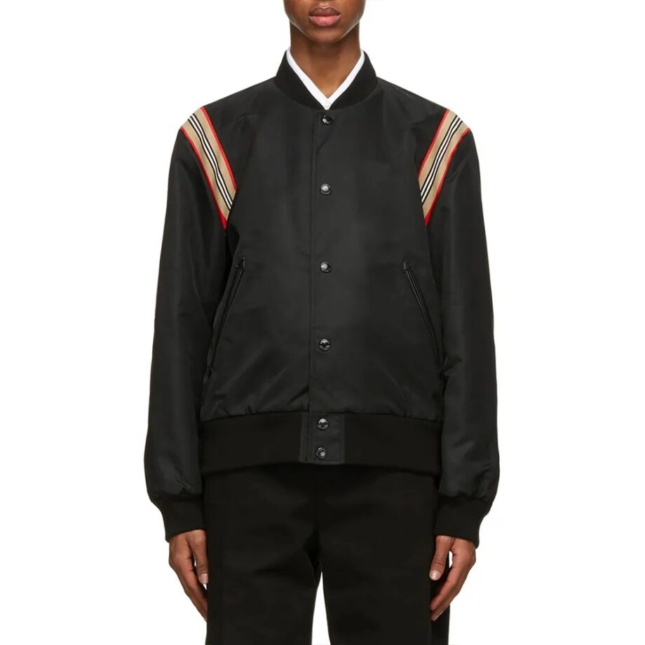 Gossip Girl Thomas Doherty Black Bomber Jacket