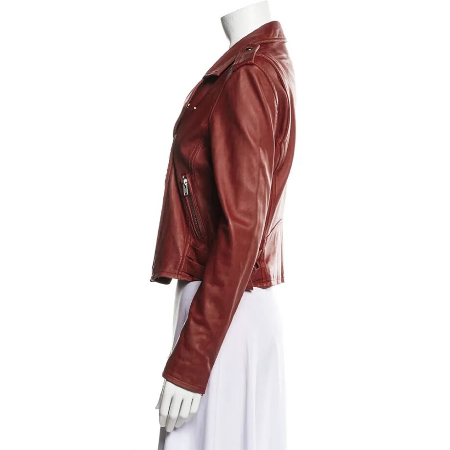 Nancy Drew S01 Leah Lewis Brown Leather Jacket