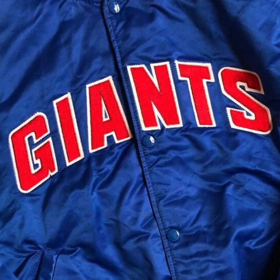 New York Giants 90's Blue Bomber Jacket