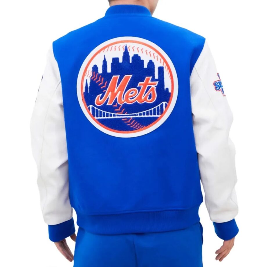 NY Mets Home Town Varsity Jacket