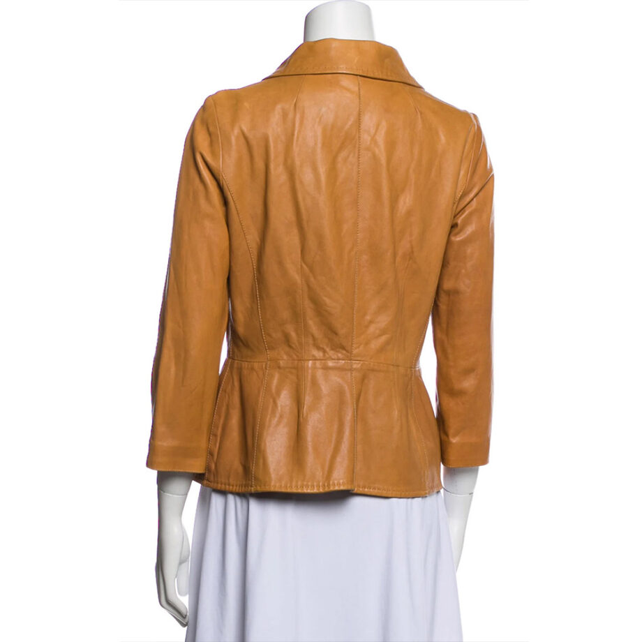 Pearson Gina Torres Brown Leather Jacket