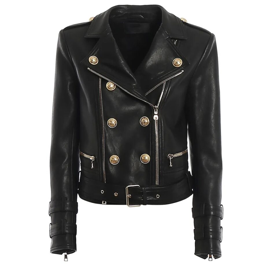 Eboni K. Williams RHONY Black Leather Blazer