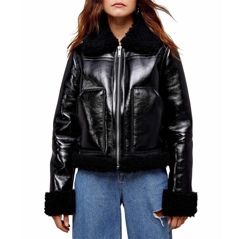 Whitney Rose RHOSLC Shearling Leather Jacket