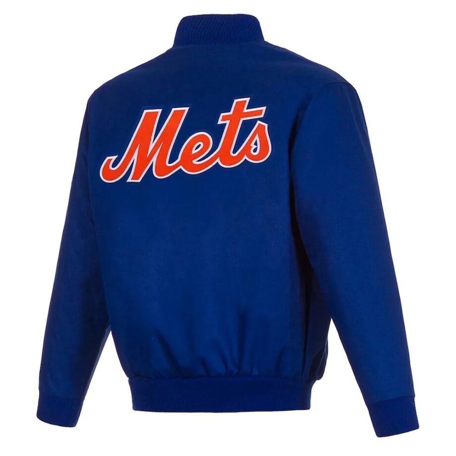 NY Mets Royal Poly Twill Jacket