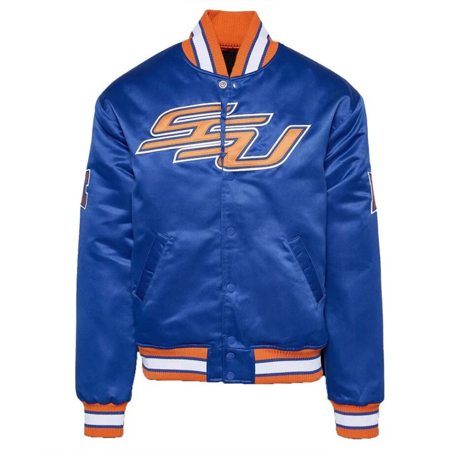 Savannah State University Royal Satin Jacket