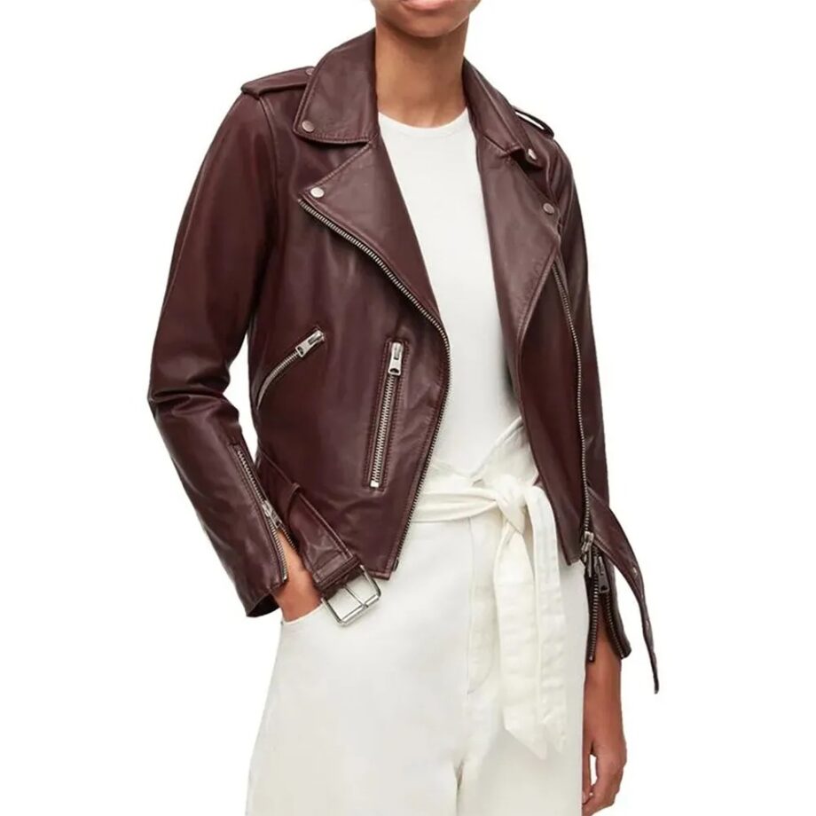 Single Drunk Female Rebecca Henderson Leather Jacket