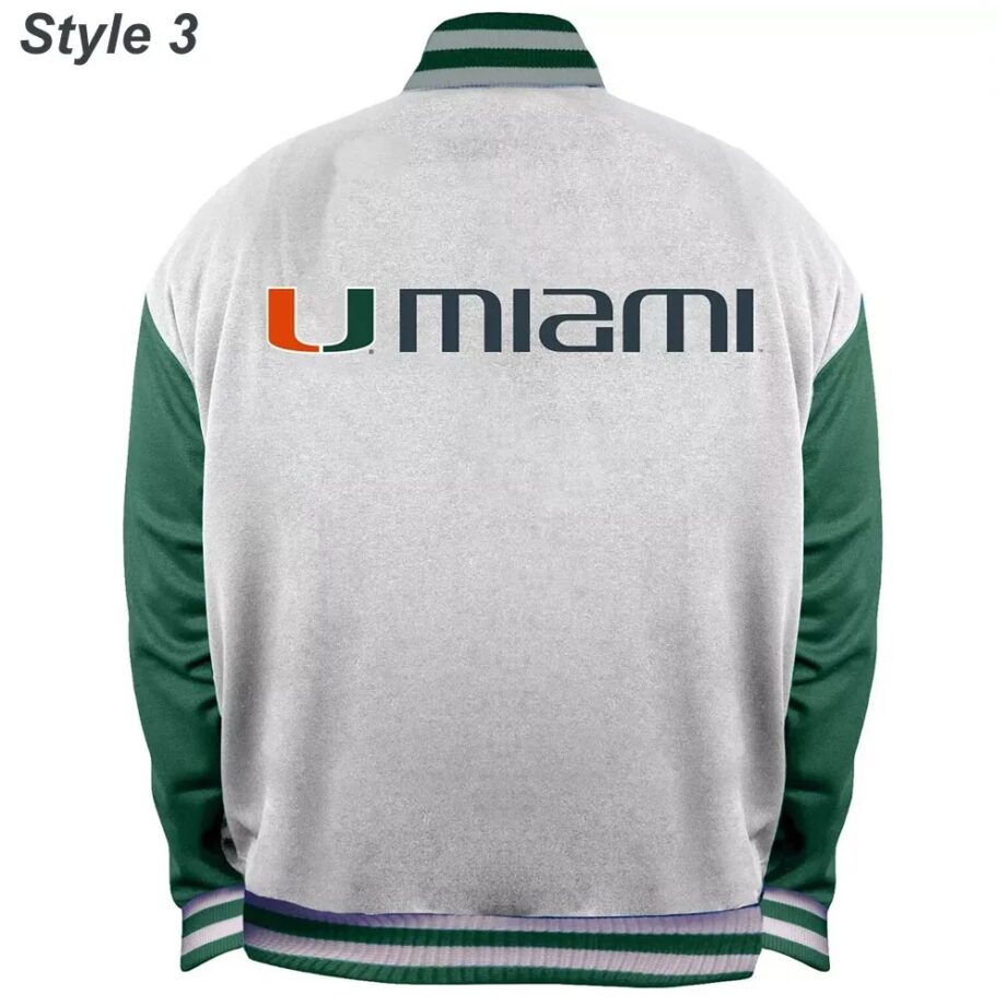 Miami Hurricanes The Rookie Varsity Satin Jacket