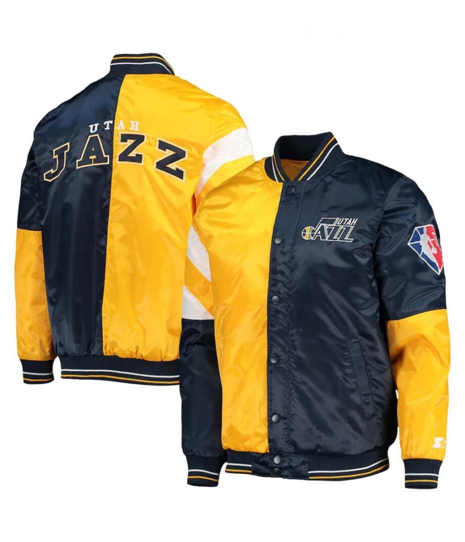 75th Anniversary Leader Utah Jazz Satin Jacket