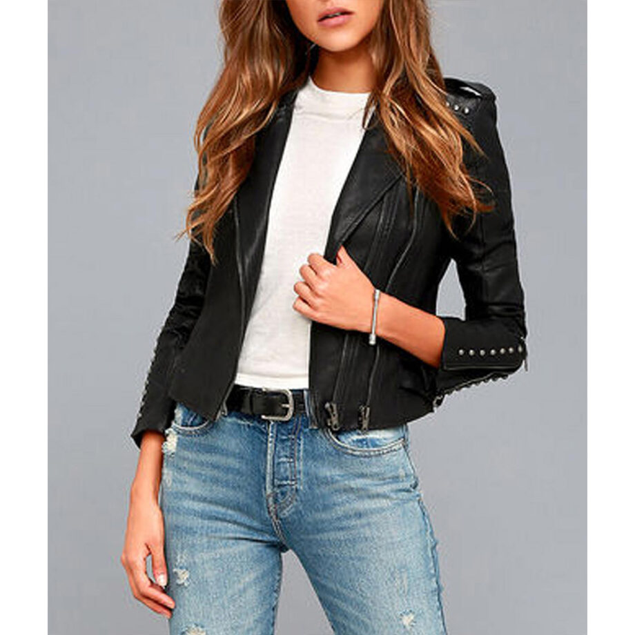 Lauren Bushnell The Bachelor Studded Leather Jacket