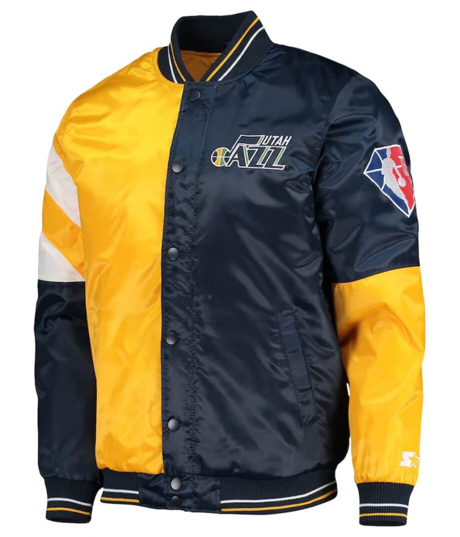 75th Anniversary Leader Utah Jazz Satin Jacket