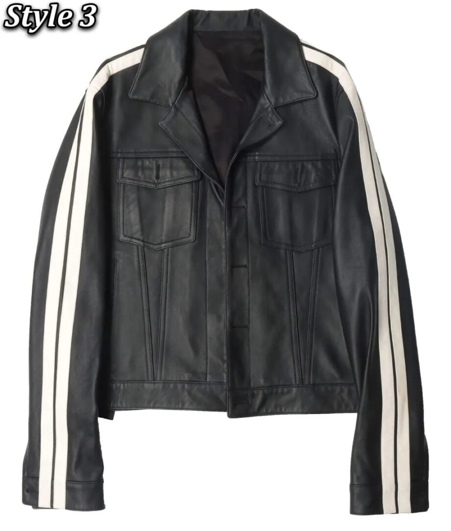 V Sample Striped Jacket