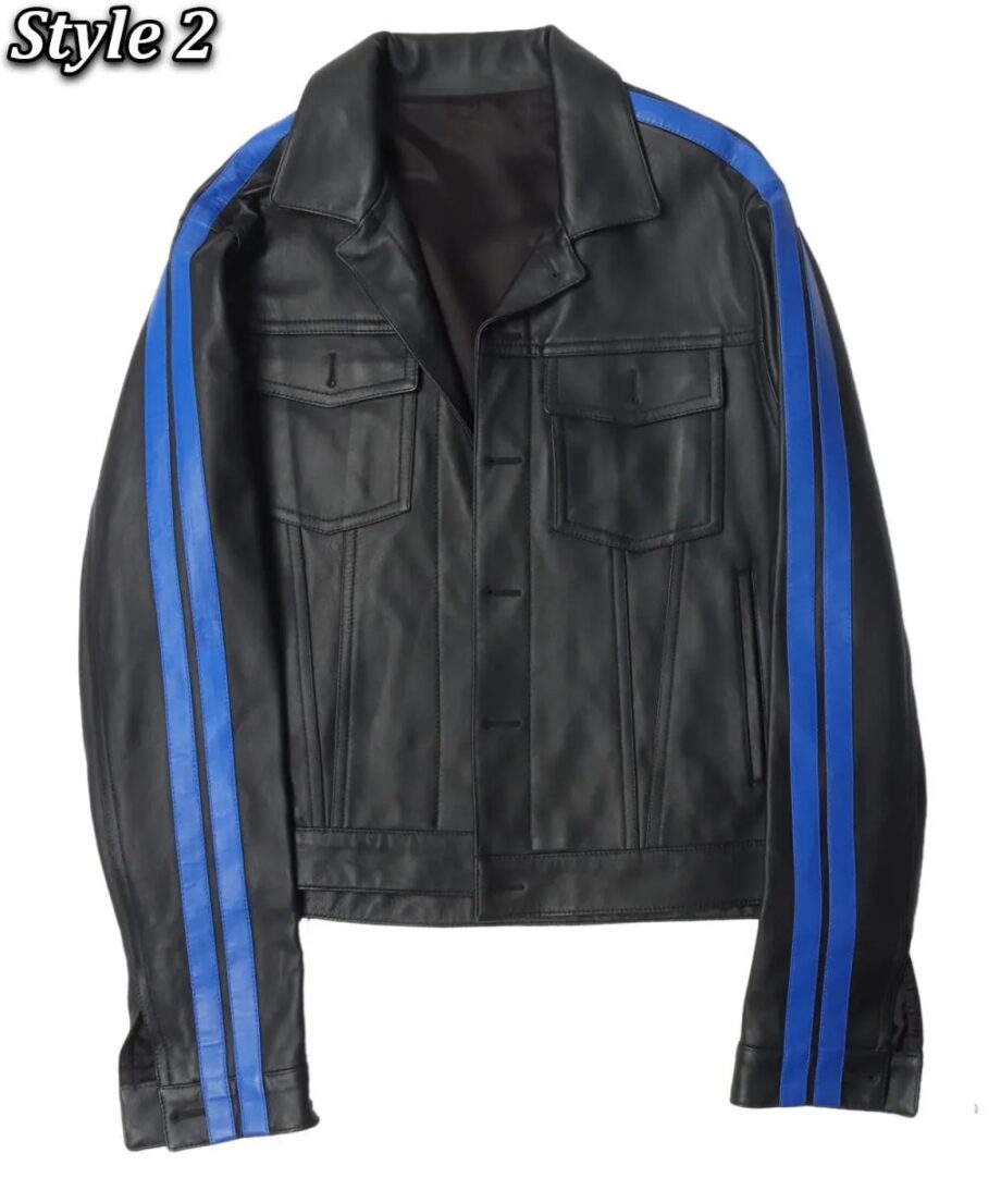 V Sample Striped Jacket