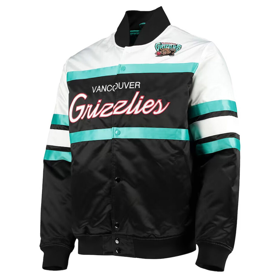 Special Script Vancouver Grizzlies Black Jacket